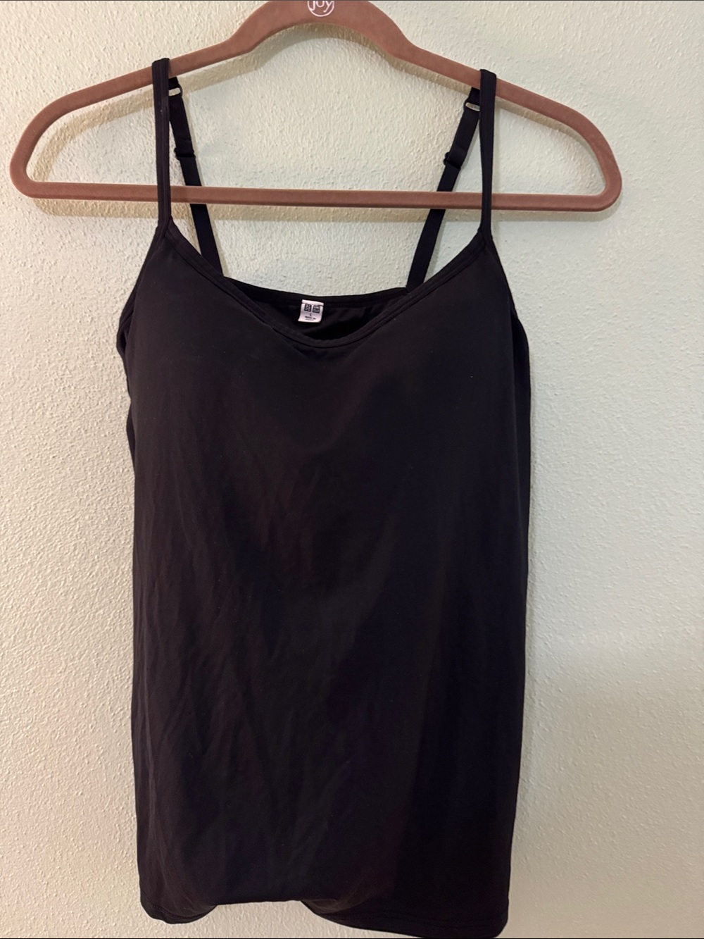 Uniqlo Black Adjustable-Strap Camisole